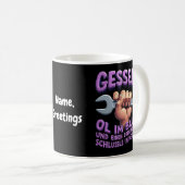 GESSELE 2025 OL IM BLUT UND EINEN DREHMOMENT コーヒーマグカップ (正面右)
