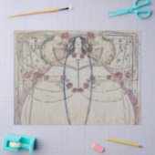 Gesso Panel by Margaret Macdonald Mackintosh 薄葉紙 (クラフト)