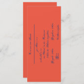 Gestaltbare Einladung – Einladungskarte (正面/裏面)