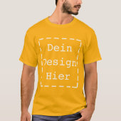 Gestalte Dein Eigenes Männer Basic T-Shirt Tシャツ (正面)