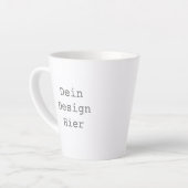 Gestalte deine eigene 0,34l Latte Tasse カフェラテマグ (左アングル)