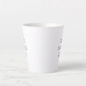 Gestalte deine eigene 0,34l Latte Tasse カフェラテマグ (正面)