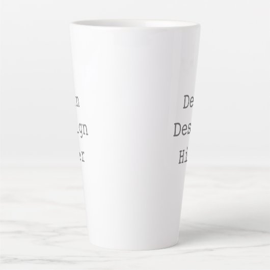 Gestalte deine eigene 0,48l Große Latte Tasse カフェラテマグ (正面)