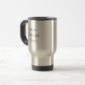 Gestalte deine eigene 443ml Thermotasse トラベルマグ (正面左)