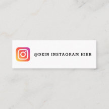 Gestalte deine eigene Instagram Visitenkarte