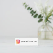 Gestalte deine eigene Instagram Visitenkarte スキニー名刺 (スタンド正面)