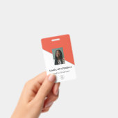 Gestalte Deinen Eigenen Ausweis Vorlage バッジ (手持ち)