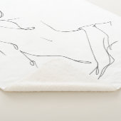 Gestural輪郭 シェルパブランケット (3/4)