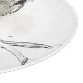 Gestural鳥の勉強 カッティングボード (角)