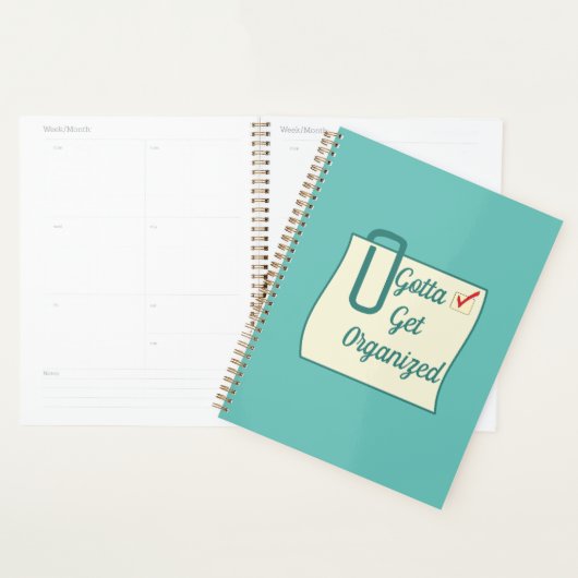 GETおもしろい GetOrganized Checklist Greenプランナー プランナー手帳 (ディスプレー)