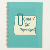 GETおもしろい GetOrganized Checklist Greenプランナー プランナー手帳 (正面)