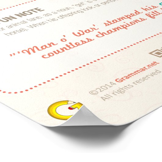 'get'を含む2語の動詞 ポスター (角)