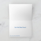 get健康な挨拶状のためのクラシックな車のイメージ カード (内部)