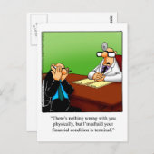 Get おもしろい Well Aumous Postague ポストカード (正面/裏面)