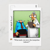 Get おもしろい Well Aumous Postague ポストカード (正面/裏面)