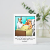 Get おもしろい Well Aumous Postague ポストカード (スタンド正面)