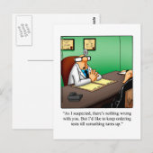 Get おもしろい Well Aumous Postague ポストカード (正面/裏面)