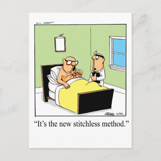 Get おもしろい Well Aumous Postague ポストカード (正面)