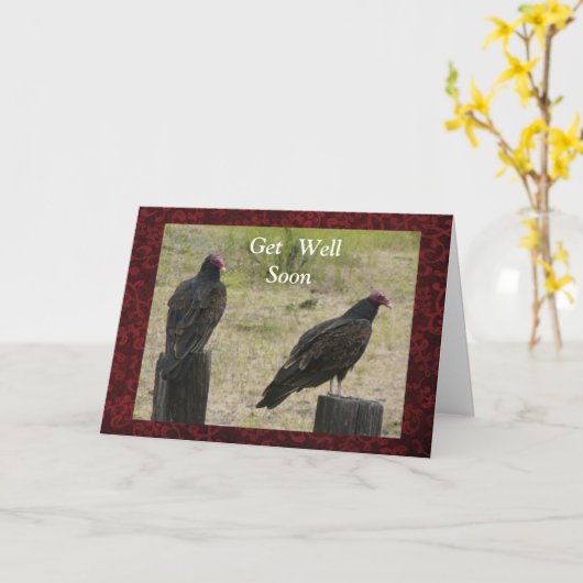 Get おもしろい Well Card カード (黄色い花)