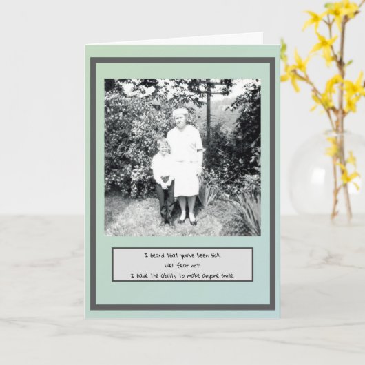 Get おもしろい Well Card カード (黄色い花)