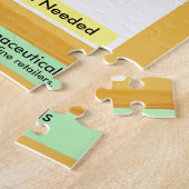 Get おもしろい Well Prescriptionボトル ジグソーパズル (側面)