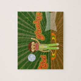 Get ファンキー Sock Monkeyカスタムスタイル ジグソーパズル