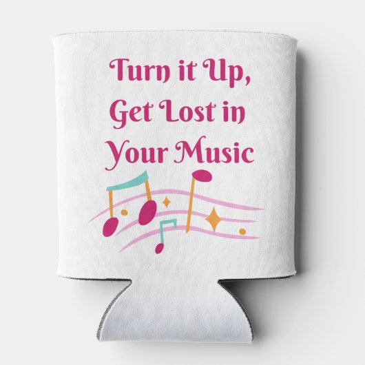 Get 失った Your Music on A 缶クーラー (裏面)