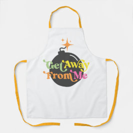 Get 遠くに From Me Bomb Snarkyおもしろい調理師ベーキング エプロン