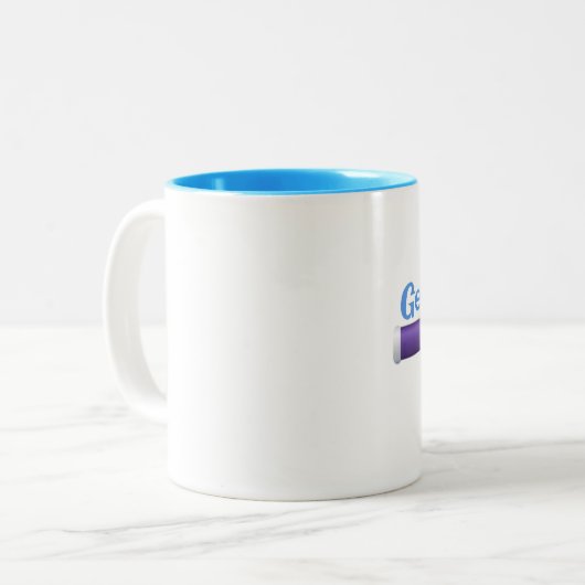 Get A Clue Mug ツートーンマグカップ (正面左)
