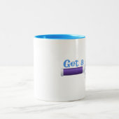 Get A Clue Mug ツートーンマグカップ (中央)