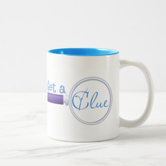 Get A Clue Mug ツートーンマグカップ (右)