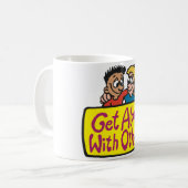 Get Along With Others Friends Kindness and Unity コーヒーマグカップ (正面左)