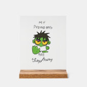 Get Away, i am working mood アクリルサイン (正面)