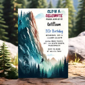 Get Boy Treeおもしろいクリフロック登山21st Birthday 招待状