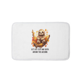Get Cozy and Sloth Around This Autumn バスマット