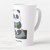 Get cozy while politely ignoring unwanted opinions カフェラテマグ (右アングル)