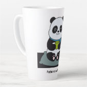 Get cozy while politely ignoring unwanted opinions カフェラテマグ (左アングル)