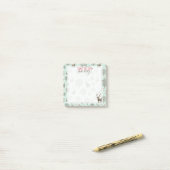 Get Dashing Woodland Reindeer Pattern |シーグリーン ポストイット (デスク上)