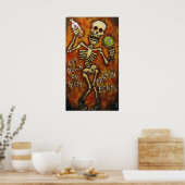 "Get Down On Them Prayin Bones" poster Angry Johnn ポスター (キッチン)