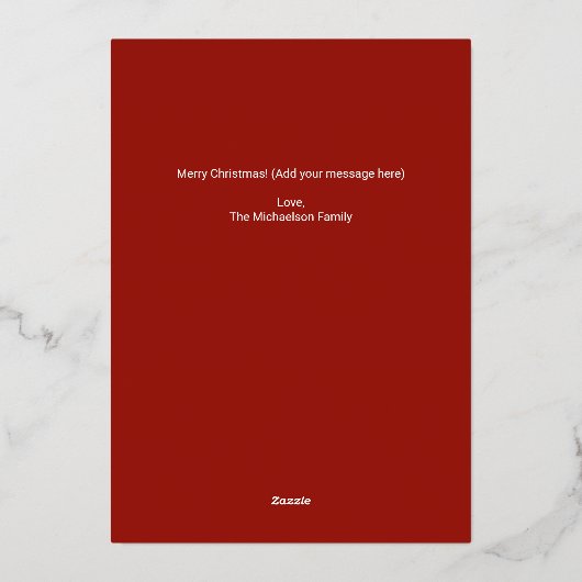 Get Elfing小妖精や小人クリスマスメリー金ゴールド 箔シーズンカード (裏面)