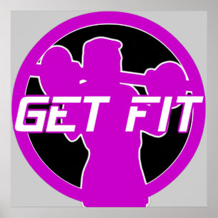 Get Fitフィットネス ポスター
