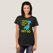 Get Go Little Boysでかわいい恐竜 Tシャツ (正面フル)