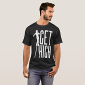 Get High Circus Peg Stilts Performer Stiltwalker Tシャツ (正面フル)
