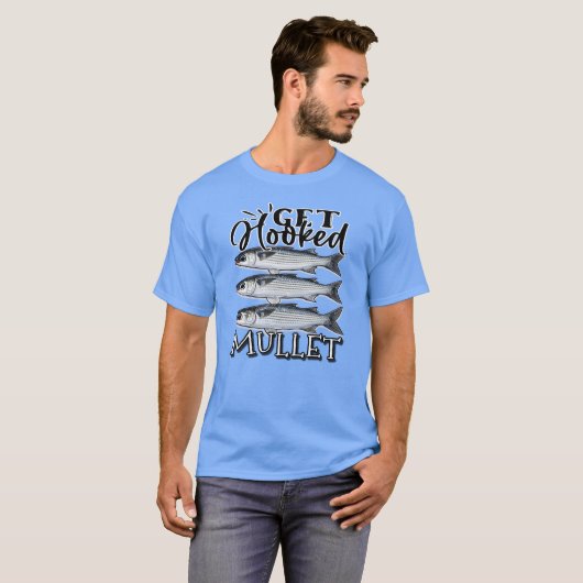 Get hooked MULLET Tシャツ (正面フル)