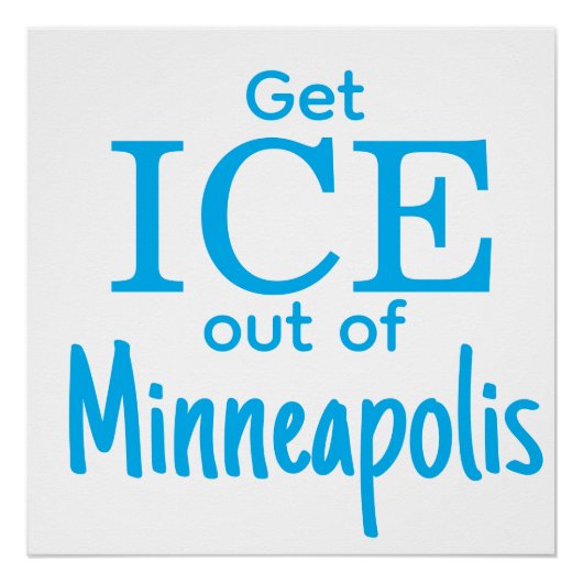 Get ICE out of [place] ポスター (正面)