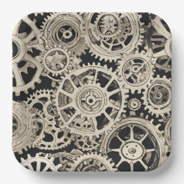 Get inギアロボット誕生日パーティー – ギア ペーパープレート