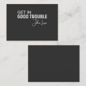 get in good trouble 名刺 (正面/裏面)