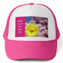 GET IN IT TO WIN IT！スポーツ帽子コンペティション 花