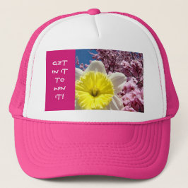 GET IN IT TO WIN IT!スポーツ帽子コンペティション 花 キャップ