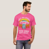 Get In Loser – 私たちはお尻物エイリアンUfoをしている Tシャツ (正面フル)